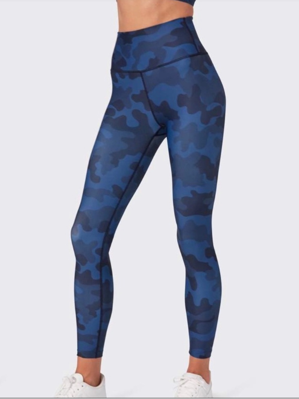 Splits59 Blue Camo High-Waist Legging